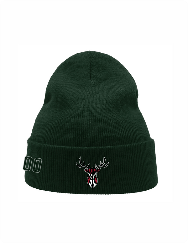 HK Sēļi ziemas cepure zaļa ar izšuvumu