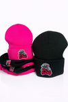 HK cirma Girls ziemas cepure melna