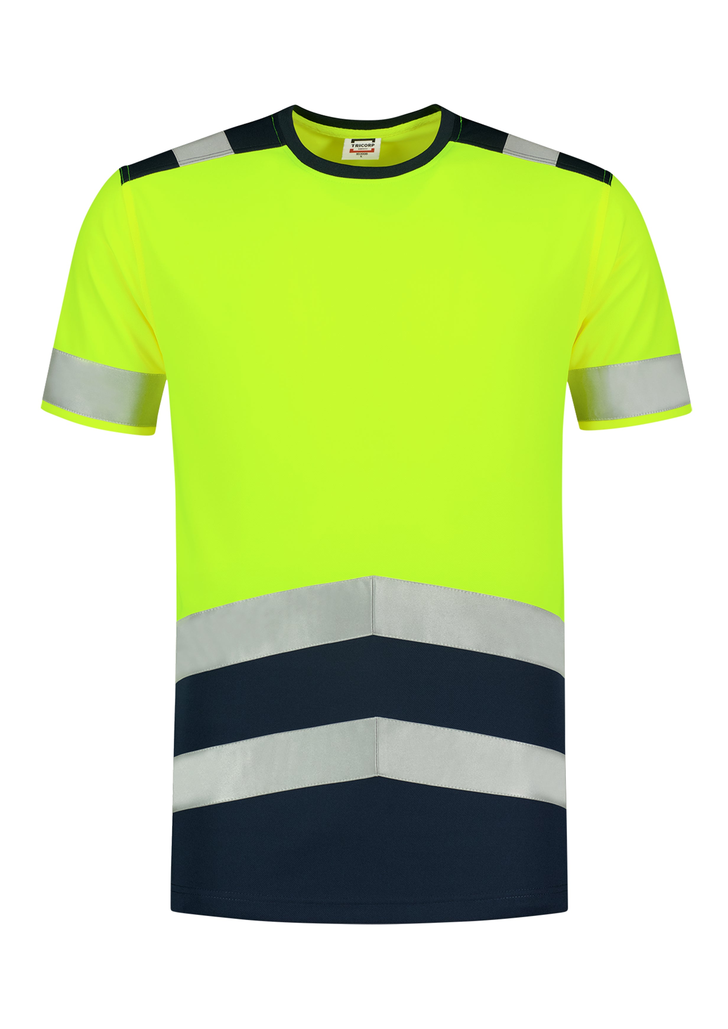Unisex T-krekls HIGH VIS BICOLOR T01 fluorescent yellow