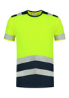 Unisex T-krekls HIGH VIS BICOLOR T01 fluorescent yellow