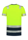 Unisex T-krekls HIGH VIS BICOLOR T01 fluorescent yellow