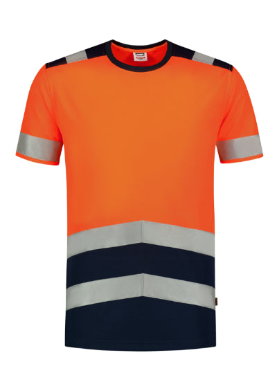 Unisex t-krekls High Vis Bicolor T01 fluorescent orange