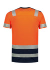 Unisex T-krekls HIGH VIS BICOLOR T01 fluorescent orange