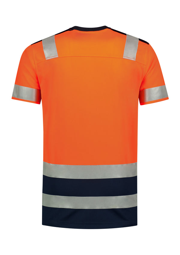 Unisex T-krekls HIGH VIS BICOLOR T01 fluorescent orange