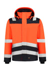 Unisex jaka MIDI PARKA HIGH VIS BICOLOR T51