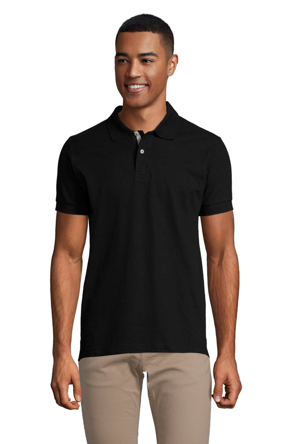 Vīriešu polo krekls SOL'S PORTLAND melns