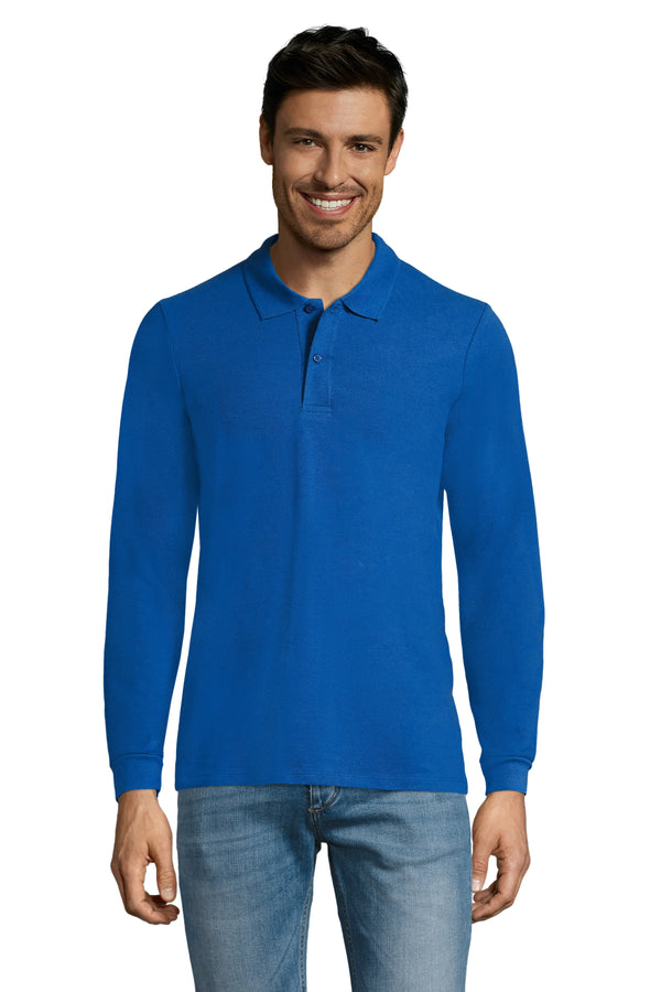 Vīriešu polo krekls SOL'S PERFECT LSL Royal blue