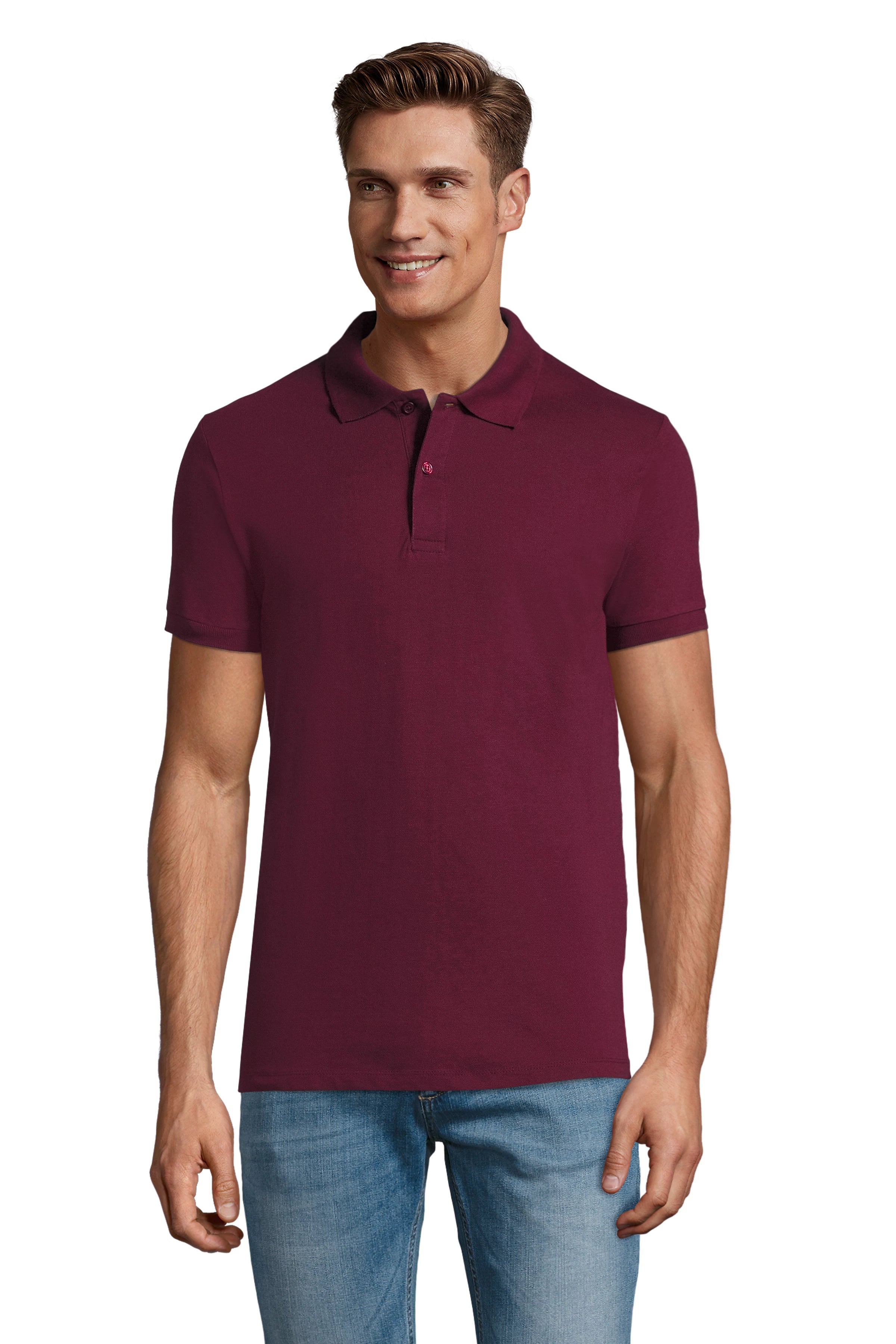Vīriešu polo krekls SOL'S PERFECT Burgundy