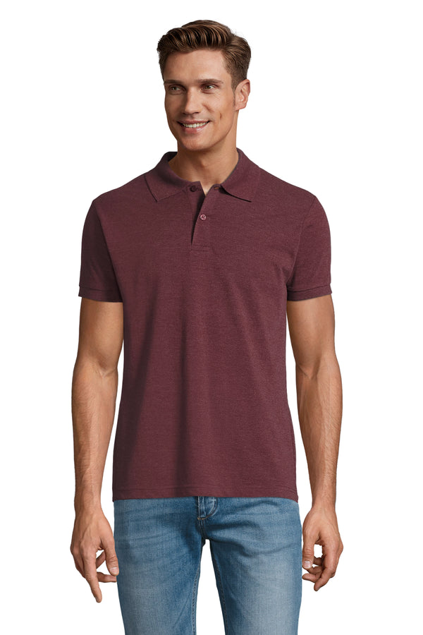 Vīriešu polo krekls SOL'S PERFECT Heather oxblood