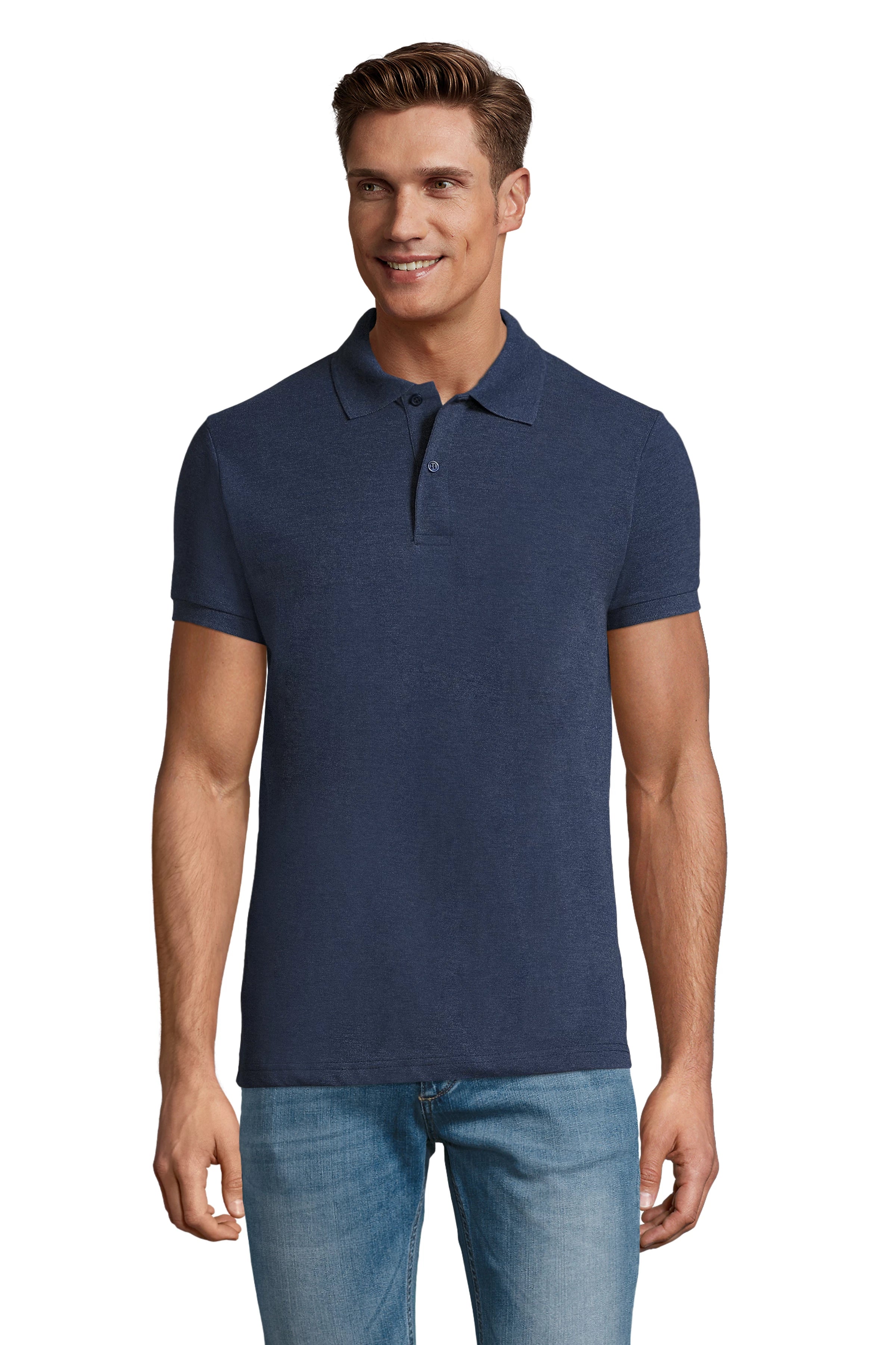 Vīriešu polo krekls SOL'S PERFECT Heather denim