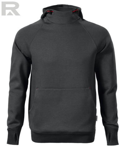 Vīriešu džemperis ar kapuci Vertex W43 ebony gray