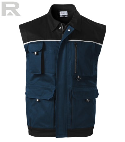 Vīriešu darba veste Woody W52 navy blue