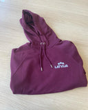 Hoodie ar izšuvumu 'Latvija - 3 zvaigznes'
