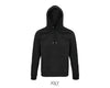 Hoodie  unisex melnā krāsā