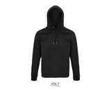 Hoodie  unisex melnā krāsā
