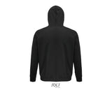 Hoodie  unisex melnā krāsā