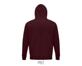 Hoodie  unisex bordo krāsā