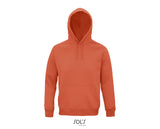 Hoodie  unisex oranžā krāsā