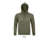 Hoodie  unisex  haki krāsā