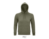 Hoodie  unisex  haki krāsā