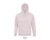 Hoodie  unisex gaiši roza krāsā