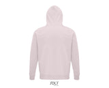 Hoodie  unisex gaiši roza krāsā