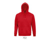 Hoodie  unisex sarkanā krāsā