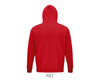 Hoodie  unisex sarkanā krāsā